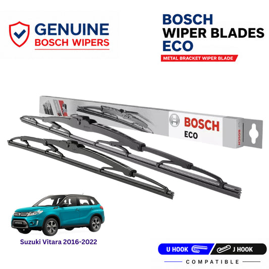 Bosch Genuine metal front wiper set for Suzuki Vitara 2016-2022, pair of two