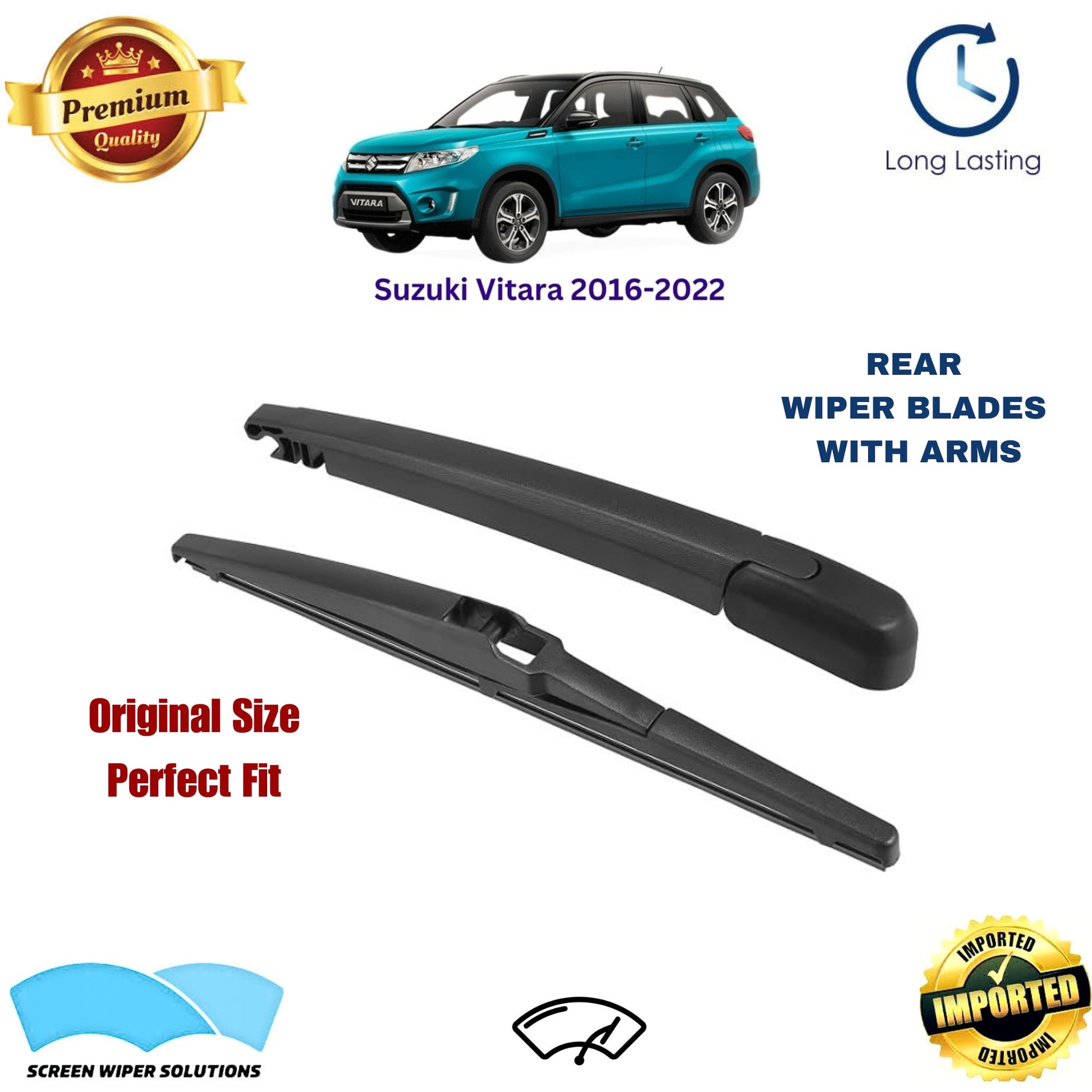 Suzuki Vitara 2016-2022 Rear Wiper Blade with Arm in Pakistan