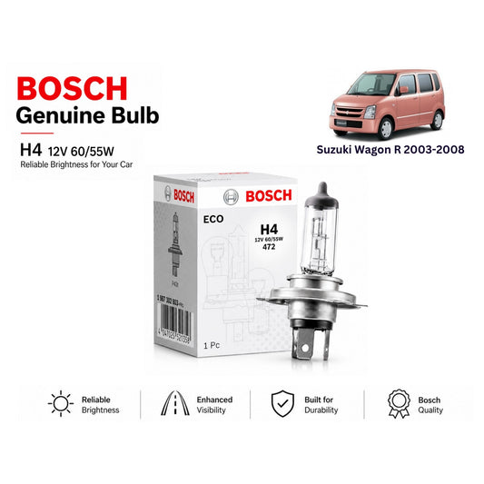 Suzuki Wagon R 2003-2008 Headlight Bulb Bosch in Pakistan