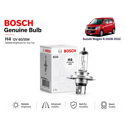 Suzuki Wagon R 2008-2012 Headlight Bulb Bosch in PAkistan