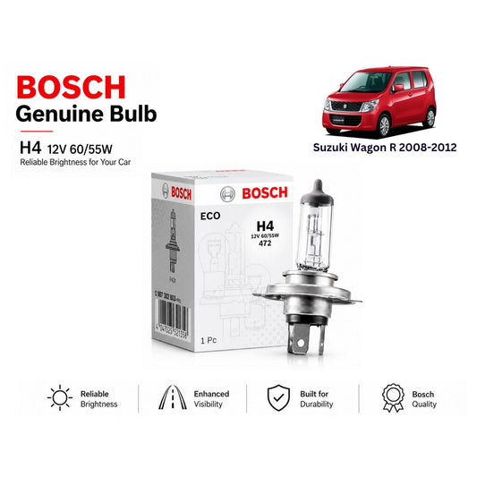 Suzuki Wagon R 2008-2012 Headlight Bulb Bosch in PAkistan