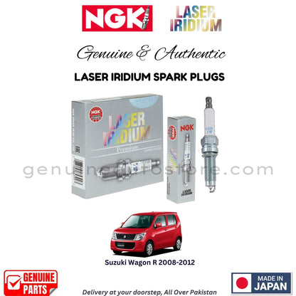 Suzuki Wagon R 2008-2012 NGK LASER IRIDIUM SPARK PLUGS in Pakistan. 100% Genuine, Reliable, Best Price, Cash on Delivery Available