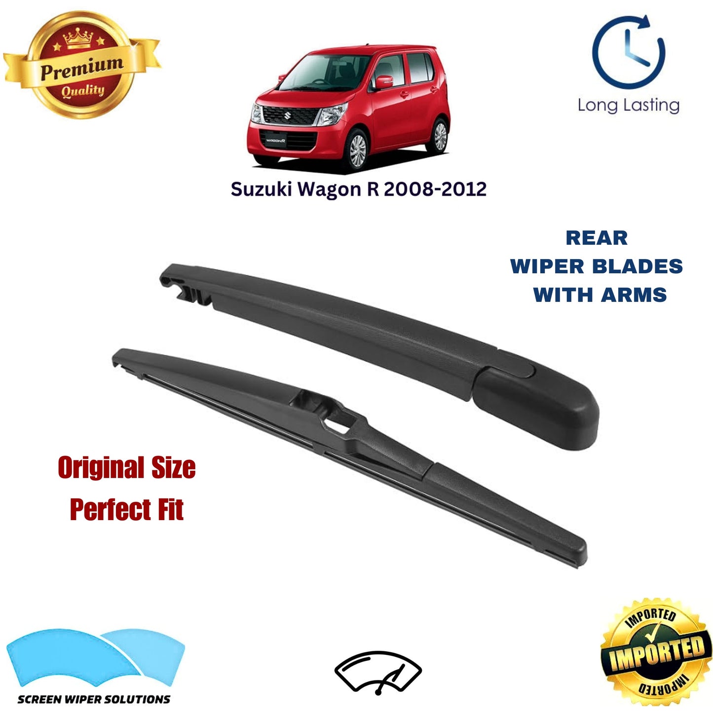 Suzuki Wagon R 2008-2012 Rear Wiper Blade with Arm in Pakistan