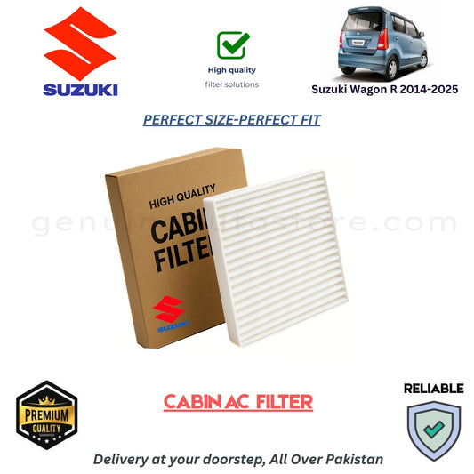 Suzuki Wagon R 2014-2025 CABIN AC FILTER in Pakistan. 100% Genuine, Reliable, Best Price, Cash on Delivery Available  