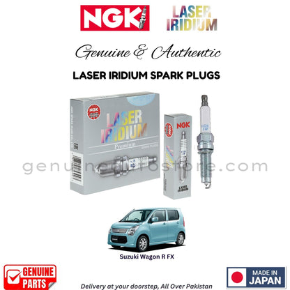 Suzuki Wagon R FX NGK LASER IRIDIUM SPARK PLUGS in Pakistan. 100% Genuine, Reliable, Best Price, Cash on Delivery Available