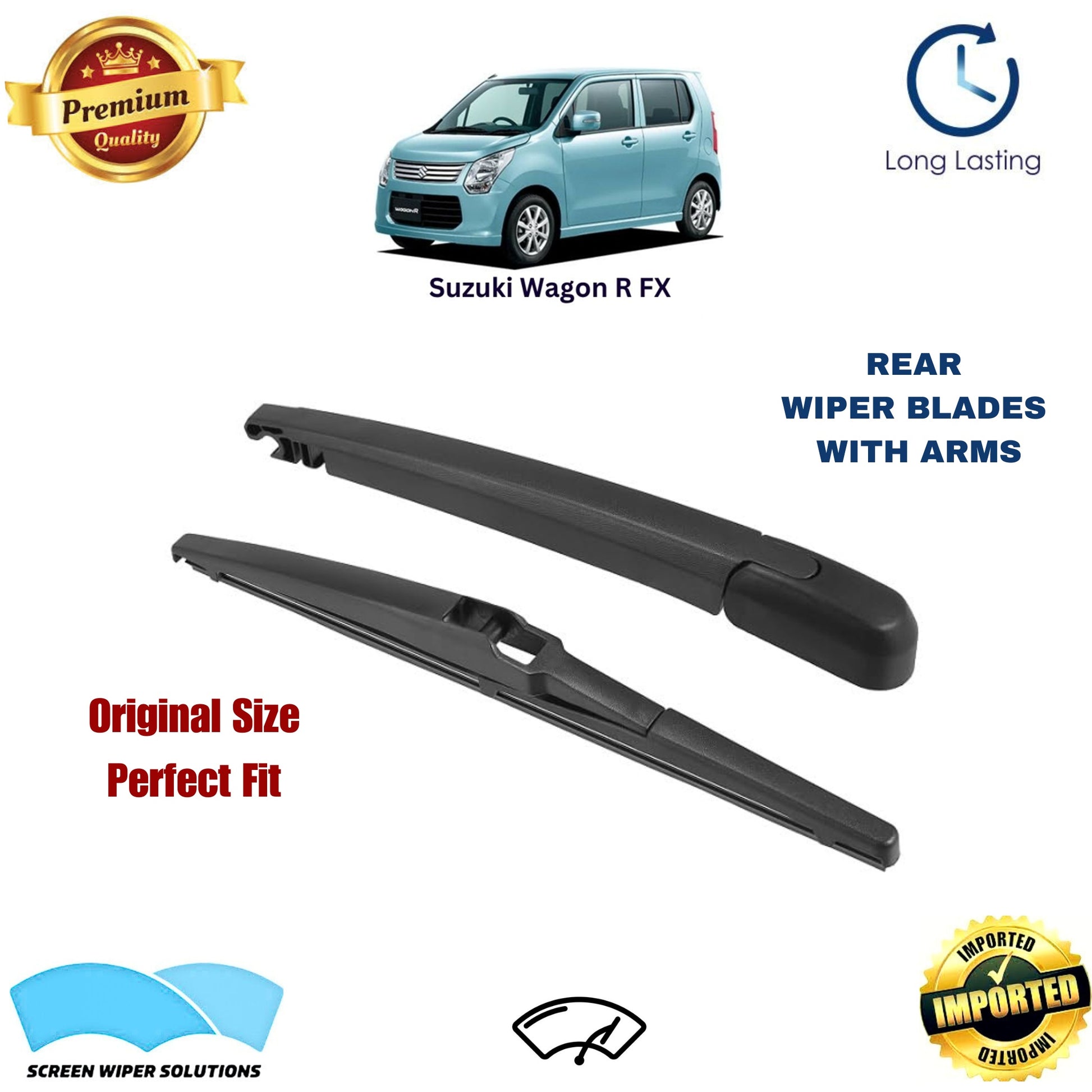 Suzuki Wagon R FX Rear Wiper Blade with Arm in Pakistan