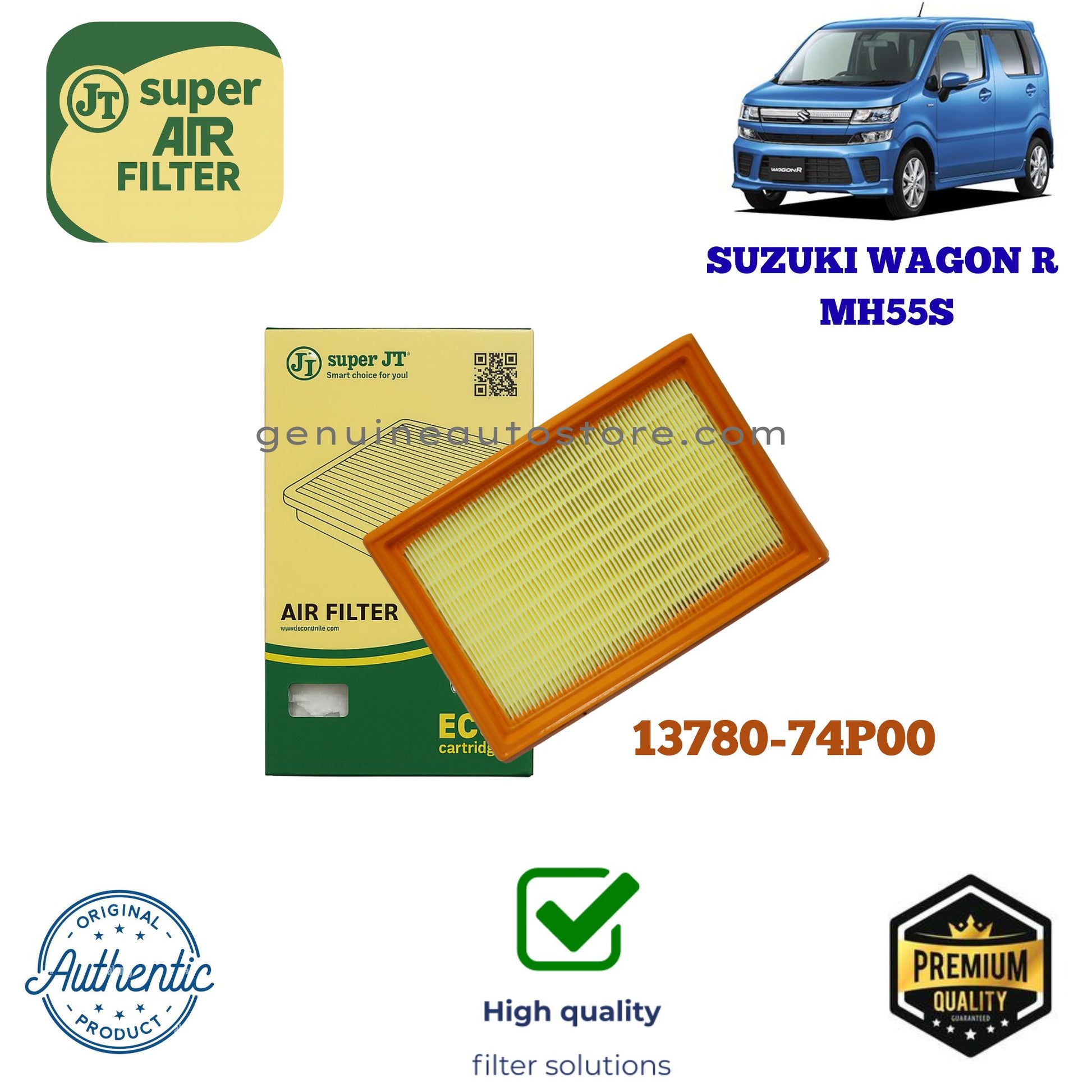 Suzuki Wagon R MH55S Air Filter Super JT 13780-74P00 in Pakistan