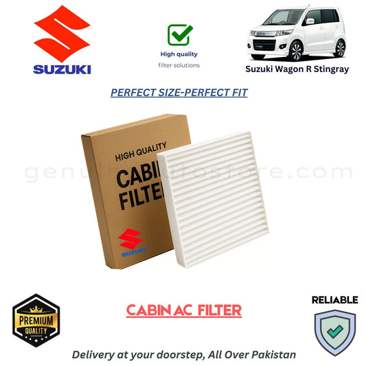 Suzuki Wagon R Stingray CABIN AC FILTER in Pakistan. 100% Genuine, Reliable, Best Price, Cash on Delivery Available  