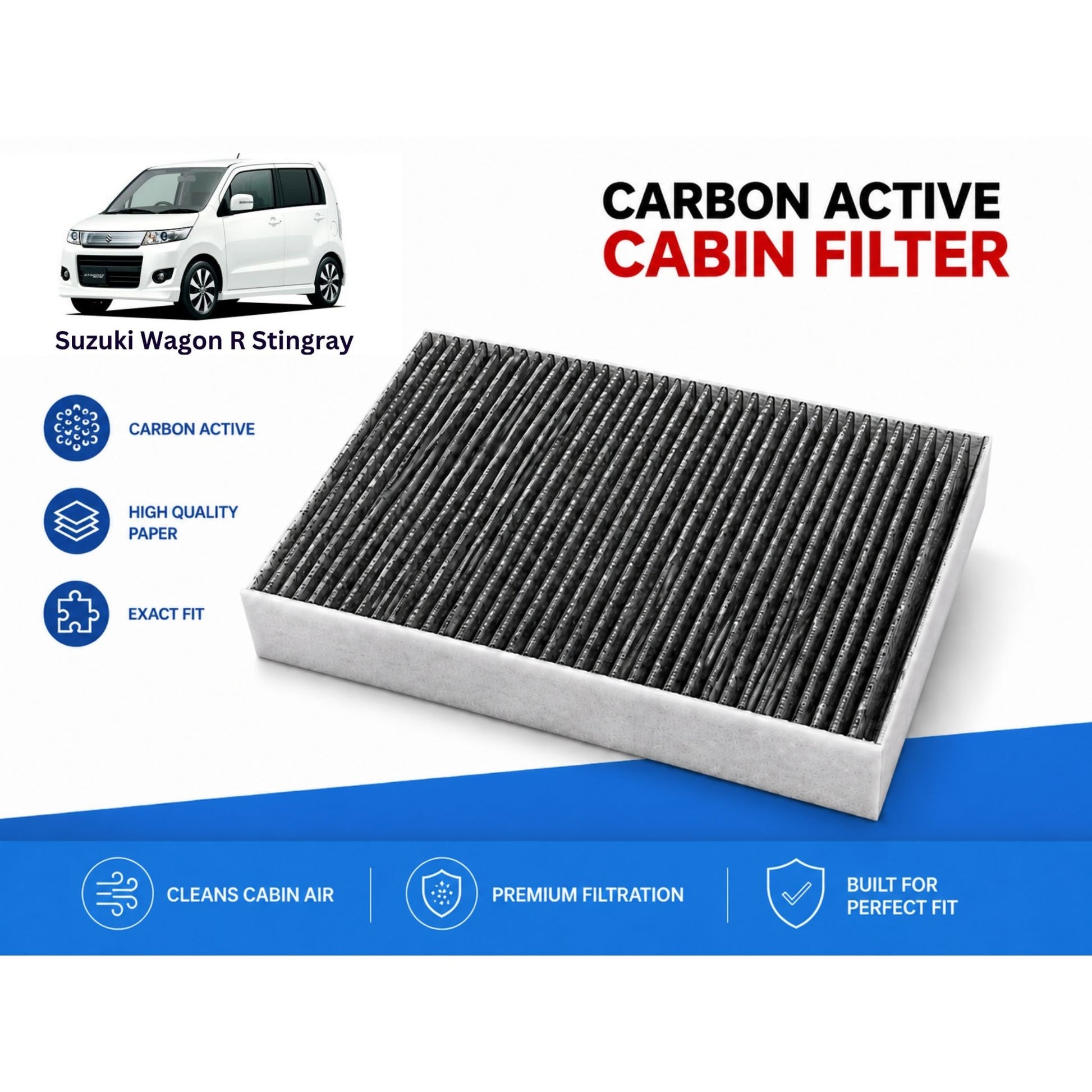 Suzuki Wagon R Stingray Cabin Filter Carbon Active
