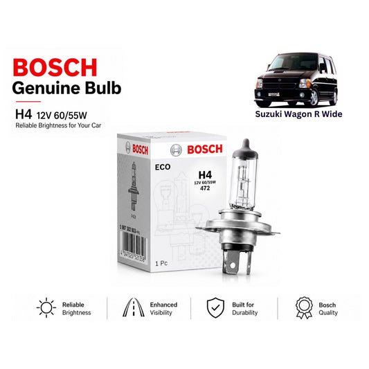 Suzuki Wagon R Wide Headlight Bulb Bosch in Pakistan