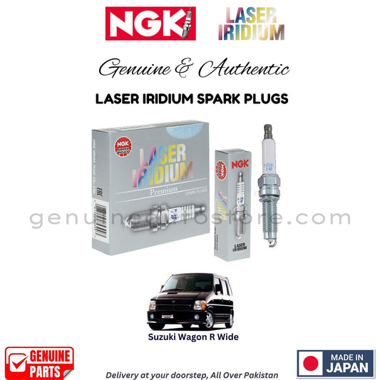 Suzuki Wagon R Wide NGK LASER IRIDIUM SPARK PLUGS in Pakistan. 100% Genuine, Reliable, Best Price, Cash on Delivery Available