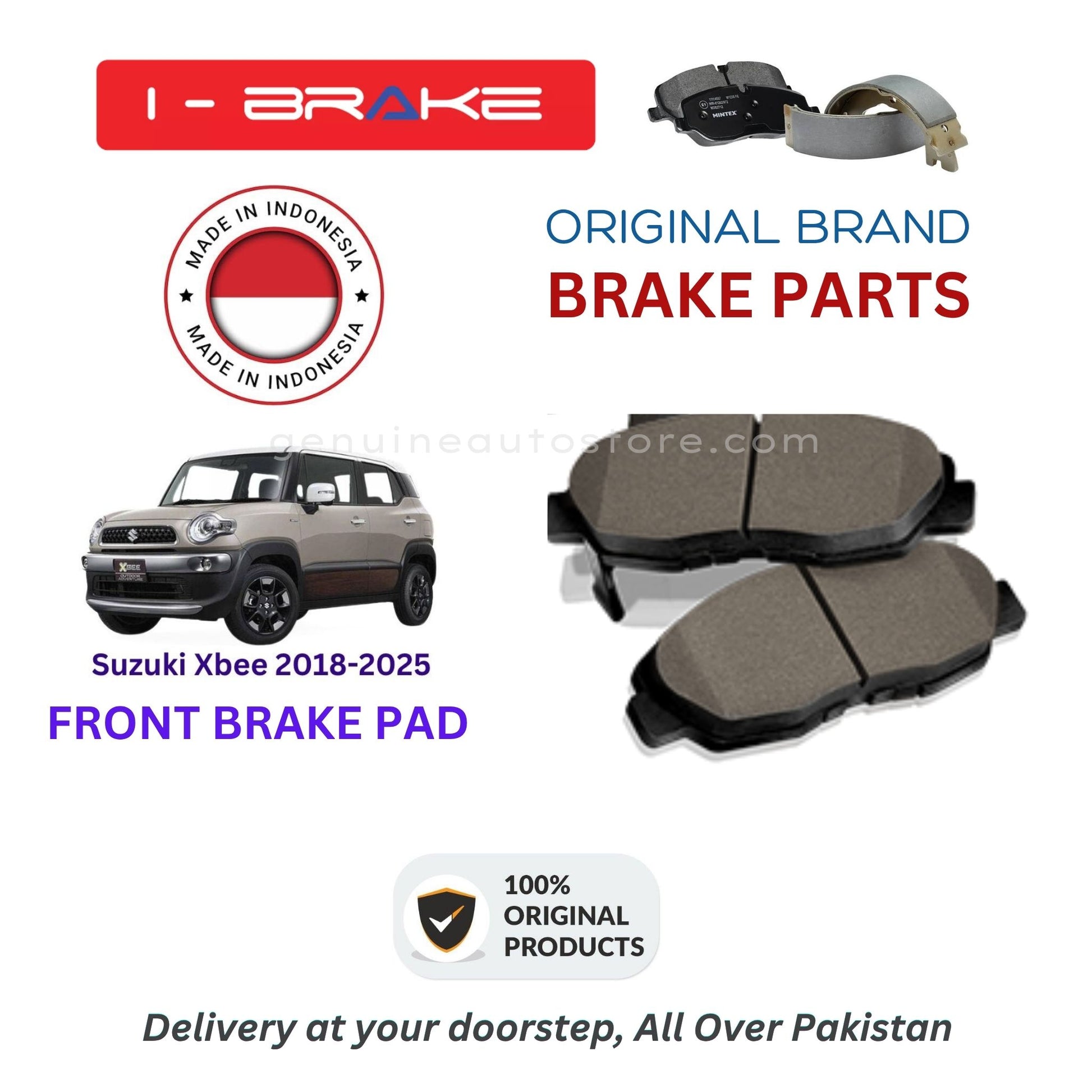 Suzuki Xbee 2018-2025 Front Brake Pads iBrake Indonesia Genuine