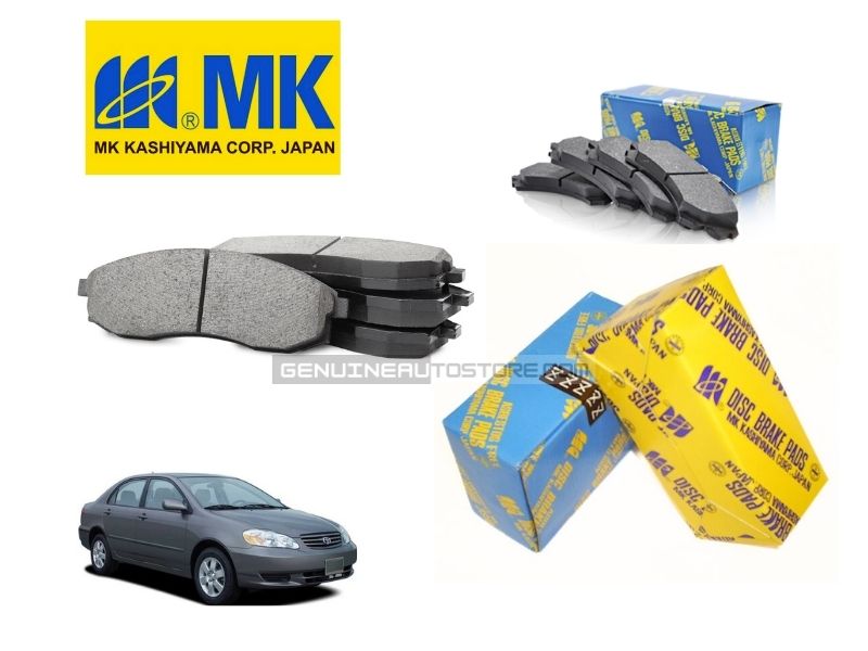 Toyota Corolla 2002-2008 - Front Disc Brake Pads - MK Japan