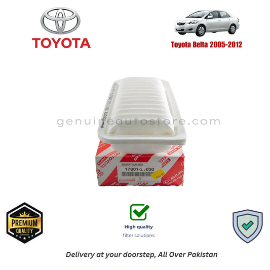 TOYOTA BELTA 2005-2012 Air Filter Premium Quality in Pakistan, 100% Genuine, Reliable, Best Price, Cash on Delivery 