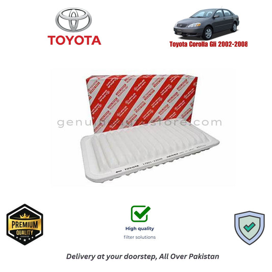 TOYOTA COROLLA GLI 2002-2008 Air Filter Premium Quality in Pakistan, 100% Genuine, Reliable, Best Price, Cash on Delivery 