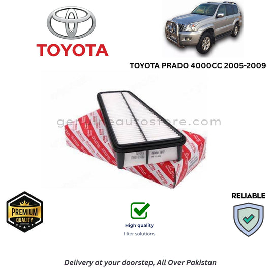 TOYOTA PRADO 4000CC 2005-2009 Air Filter Premium Quality in Pakistan, 100% Genuine, Reliable, Best Price, Cash on Delivery 