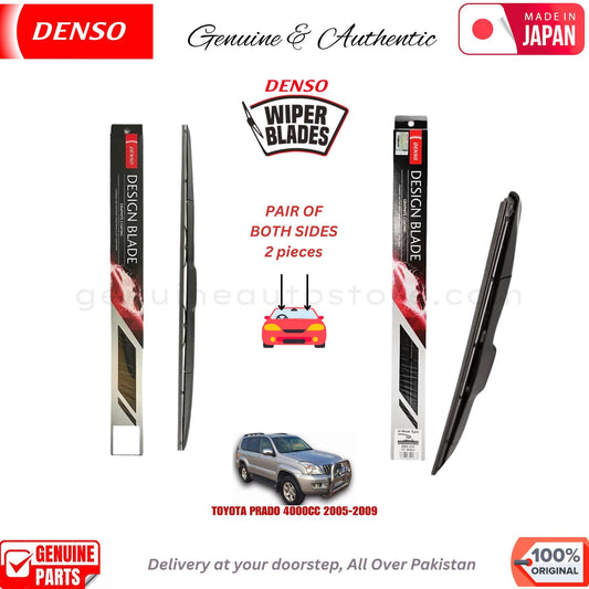 TOYOTA PRADO 4000CC 2005-2009 DENSO JAPAN WIPER BLADE SET in Pakistan. 100% Genuine, Original, Best Price, Cash on Delivery Available