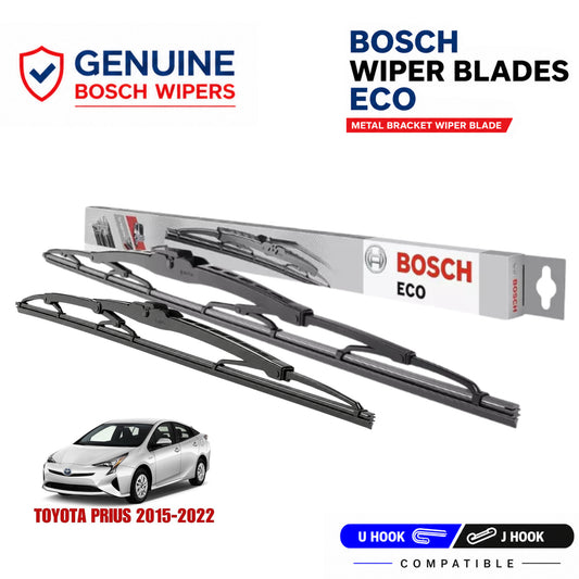 Bosch Genuine metal front wiper set for Toyota PRIUS 2015-2022, pair of two