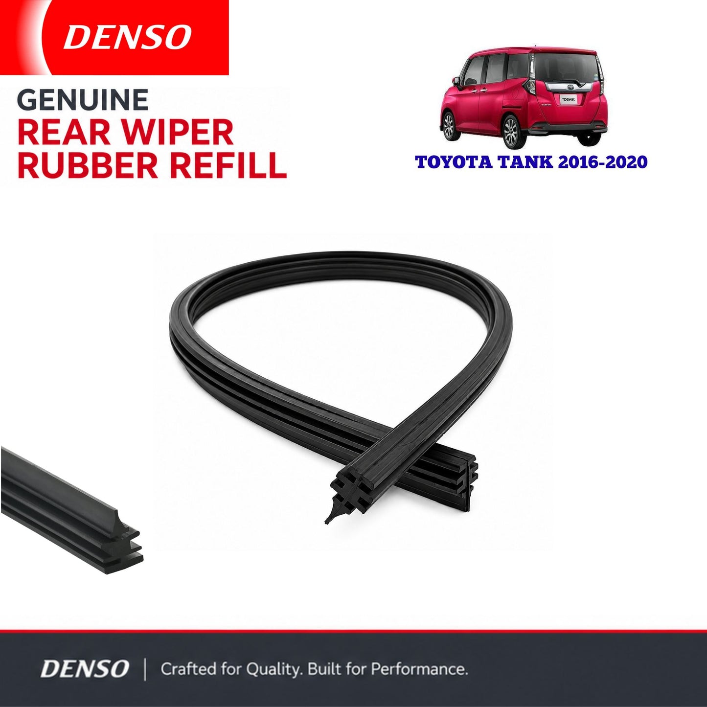 Denso Genuine rear wiper rubber for Toyota Tank 2016-2020