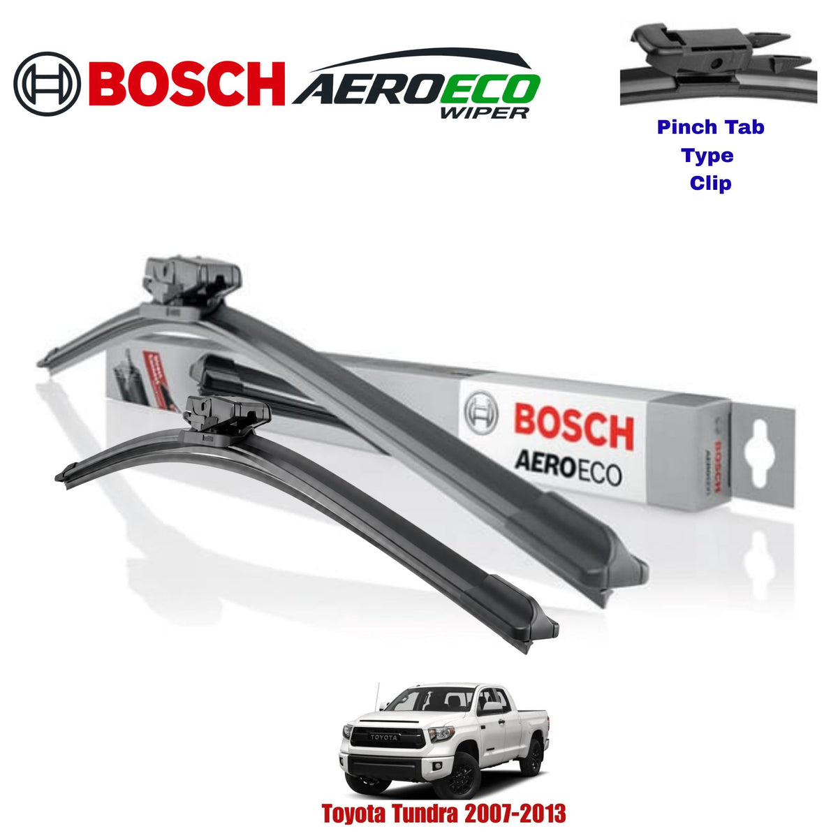 Bosch Genuine front wiper set for TOYOTA TUNDRA 1999-2006