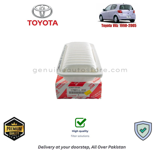 TOYOTA VITZ 1998-2005 Air Filter Premium Quality in Pakistan, 100% Genuine, Reliable, Best Price, Cash on Delivery 