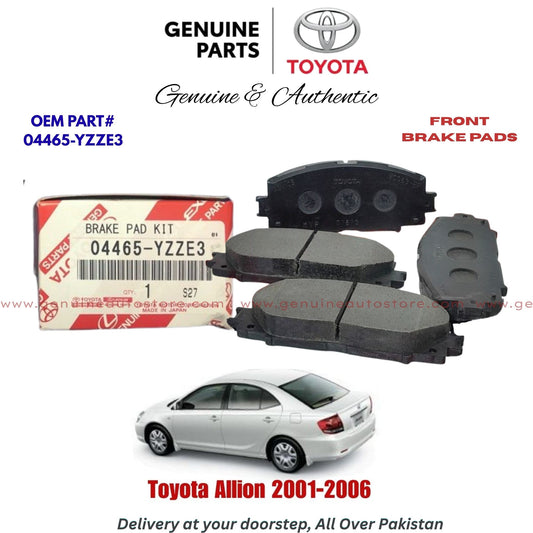 Toyota Allion 2001-2006 Genuine Front Brake Pads 04465-YZZE3 Pakistan