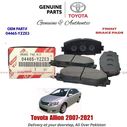 Toyota Allion 2007-2021 Genuine Front Brake Pads 04465-YZZE3 Pakistan