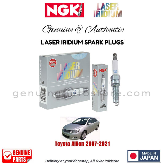 Toyota Allion 2007-2021 NGK LASER IRIDIUM SPARK PLUGS in Pakistan. 100% Genuine, Reliable, Best Price, Cash on Delivery Available