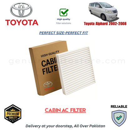 Toyota Alphard 2002-2008 CABIN AC FILTER in Pakistan. 100% Genuine, Reliable, Best Price, Cash on Delivery Available 
