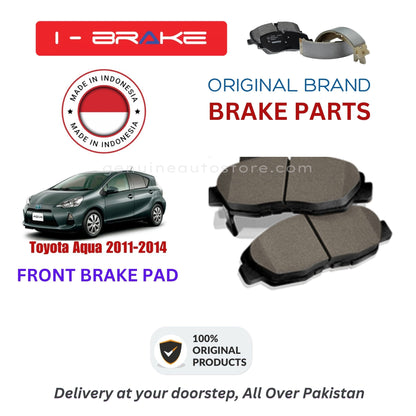Toyota Aqua 2011-2014 Front Brake Pads iBrake Indonesia Genuine