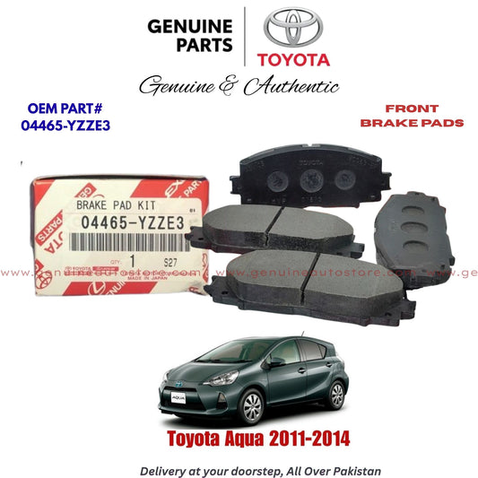 Toyota Aqua 2011-2014 Genuine Front Brake Pads 04465-YZZE3 Pakistan