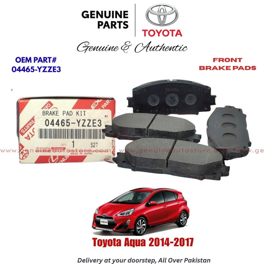 Toyota Aqua 2014-2017 Genuine Front Brake Pads 04465-YZZE3 Pakistan