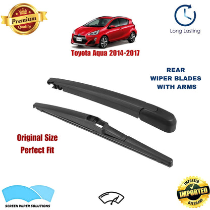 Toyota Aqua 2014-2017 Rear Wiper Blade with Arm in Pakistan