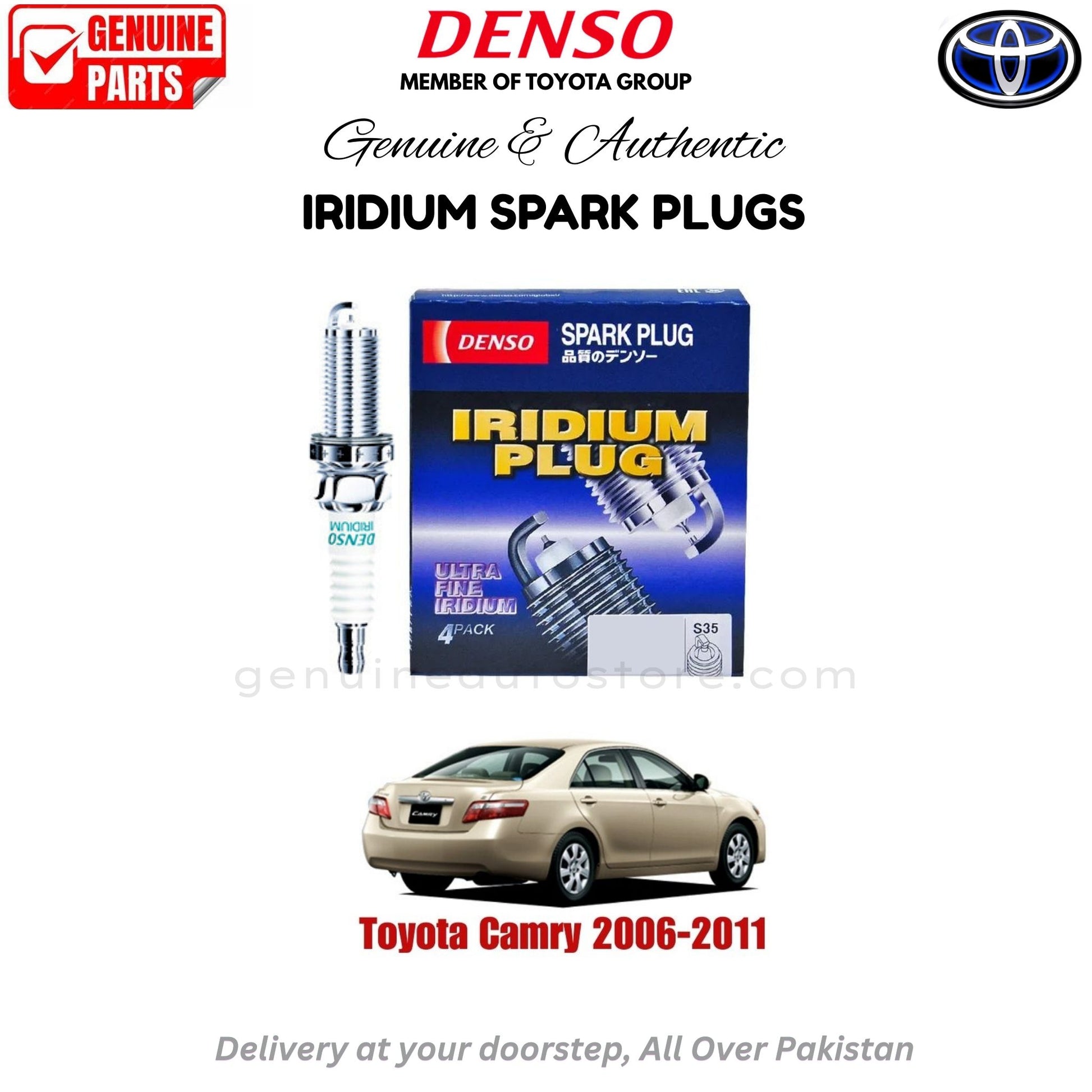Toyota Camry 2006-2011 Denso Iridium Spark Plug in Pakistan, 100% Genuine, Reliable, Best Price, Cash on Delivery Available   