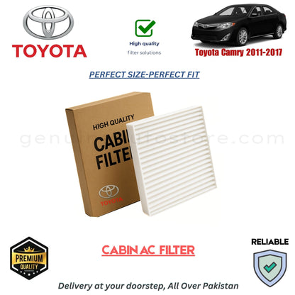 Toyota Camry 2011-2017 CABIN AC FILTER in Pakistan. 100% Genuine, Reliable, Best Price, Cash on Delivery Available 