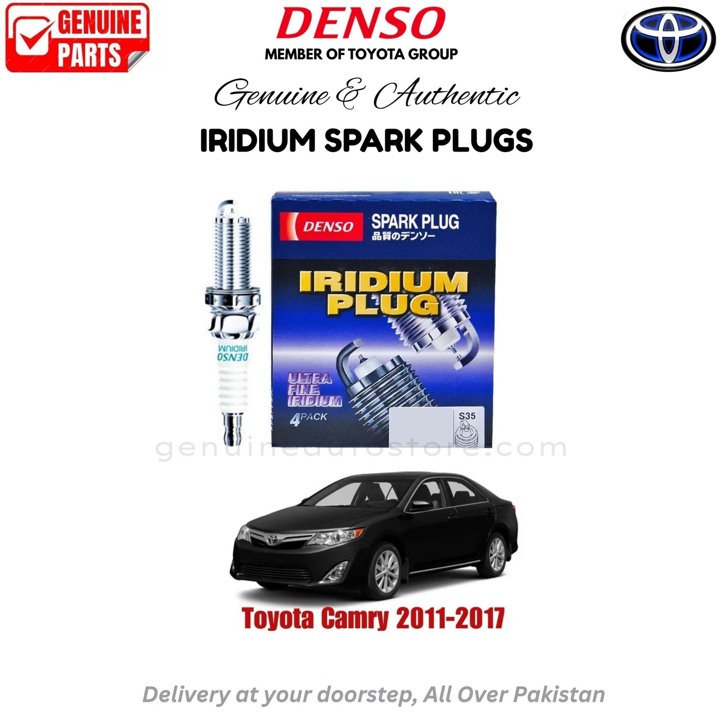 Toyota Camry 2011-2017 Denso Iridium Spark Plug in Pakistan, 100% Genuine, Reliable, Best Price, Cash on Delivery Available   