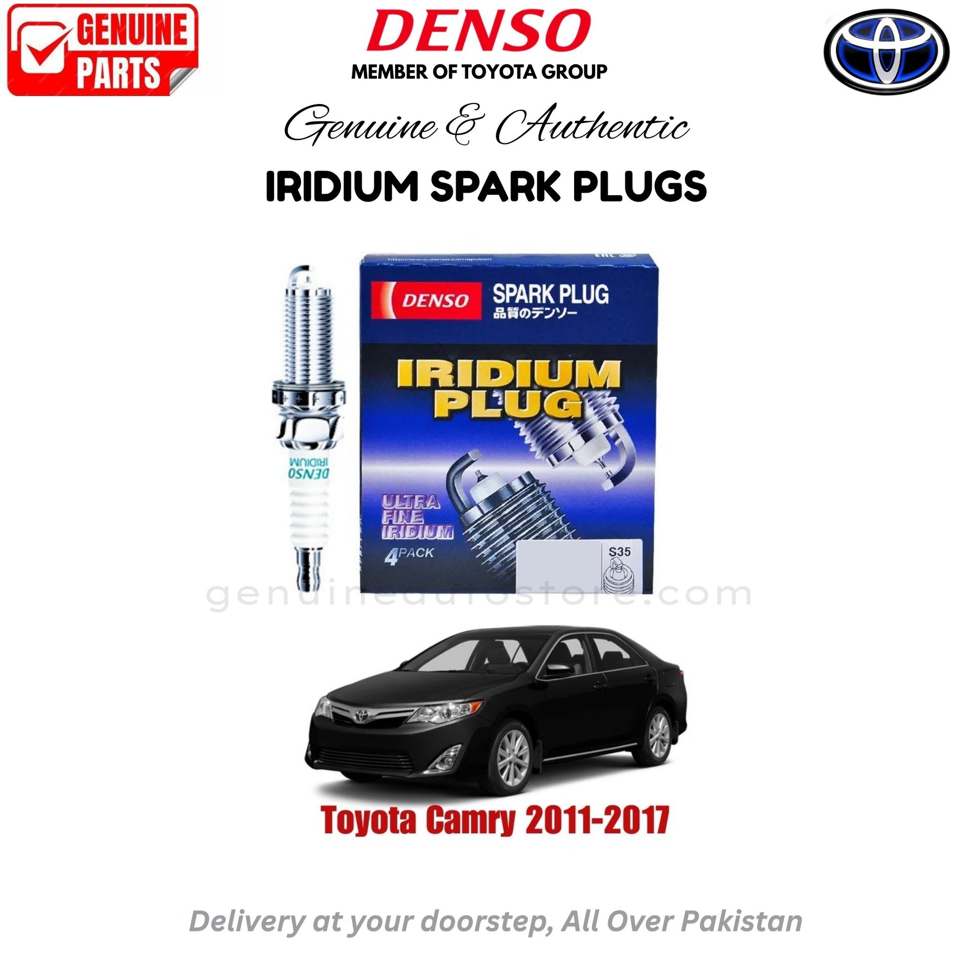 Toyota Camry 2011-2017 Denso Iridium Spark Plug in Pakistan, 100% Genuine, Reliable, Best Price, Cash on Delivery Available   