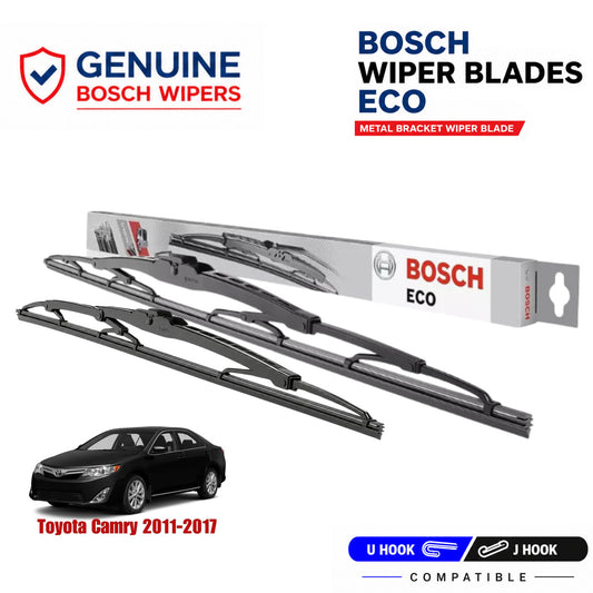 Bosch Genuine metal front wiper set for Toyota Camry 2011-2017, pair of two