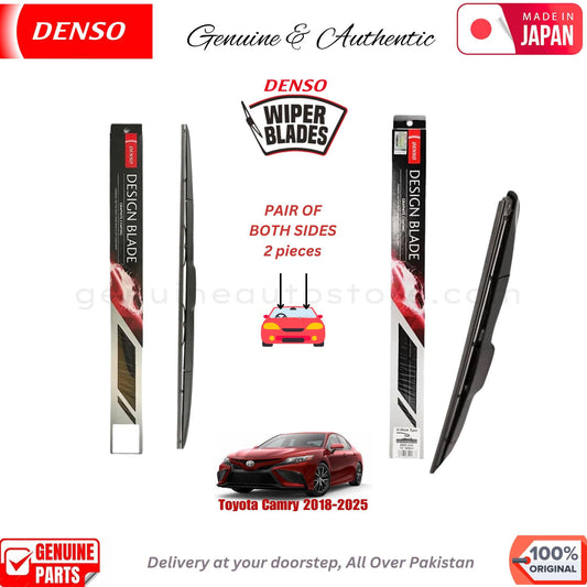 Toyota Camry 2018-2025 DENSO JAPAN WIPER BLADE SET in Pakistan. 100% Genuine, Original, Best Price, Cash on Delivery Available