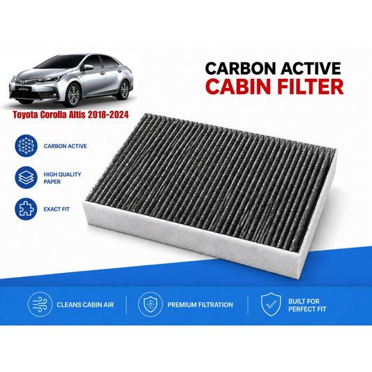 Toyota Corolla Altis 2018-2024 Cabin Filter Carbon Active