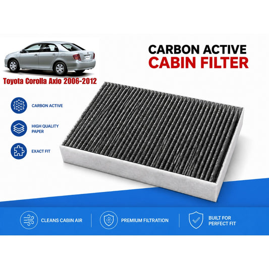Toyota Corolla Axio 2006-2012 Cabin Filter Carbon Active  in Pakistan
