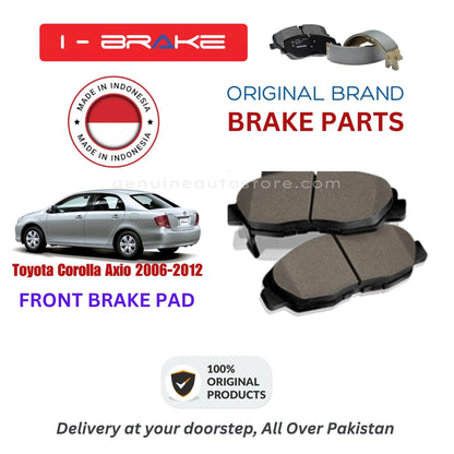 Toyota Corolla Axio 2006-2012 Front Brake Pads iBrake Indonesia Genuine