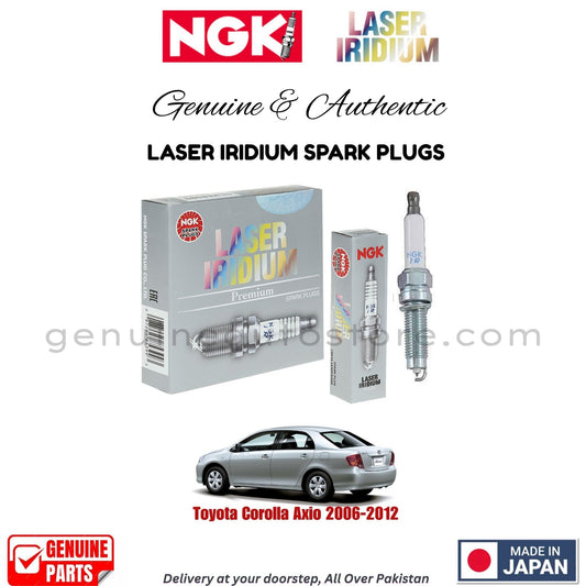 Toyota Corolla Axio 2006-2012 NGK LASER IRIDIUM SPARK PLUGS in Pakistan. 100% Genuine, Reliable, Best Price, Cash on Delivery Available