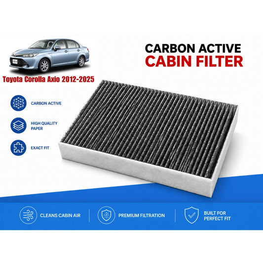Toyota Corolla Axio 2012-2025 Cabin Filter Carbon Active  in Pakistan
