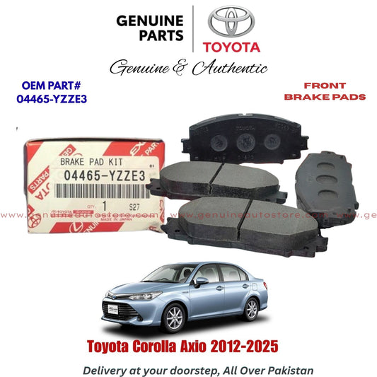 Toyota Corolla Axio 2012-2025 Genuine Front Brake Pads 04465-YZZE3 Pakistan