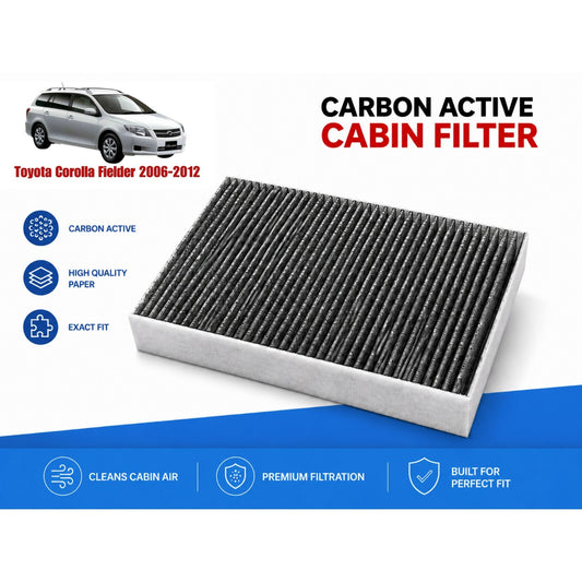 Toyota Corolla Fielder 2006-2012 Cabin Filter Carbon Active  in Pakistan