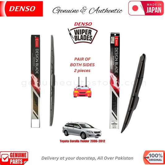 Toyota Corolla Fielder 2006-2012  DENSO JAPAN WIPER BLADE SET in Pakistan. 100% Genuine, Original, Best Price, Cash on Delivery Available