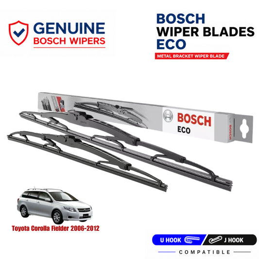 Bosch Genuine metal front wiper set for Toyota Corolla Fielder 2006-2012, pair of two