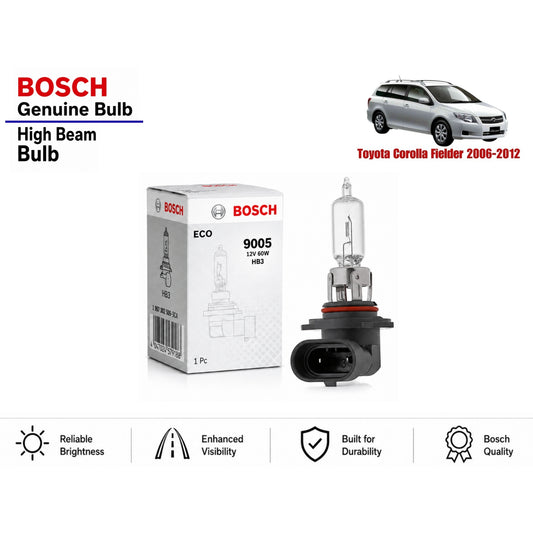 Toyota Corolla Fielder 2006-2012 High Beam Headlight Bulb Bosch in Pakistan 