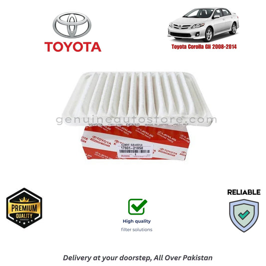 Toyota Corolla Gli 2008-2014 Air Filter Premium Quality in Pakistan, 100% Genuine, Reliable, Best Price, Cash on Delivery 